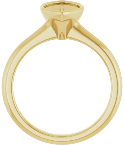 Sužadėtuvių Žiedas „Bezel-Set Solitaire“ 14k yellow gold Marquise 13mm x 6.5mm (2)