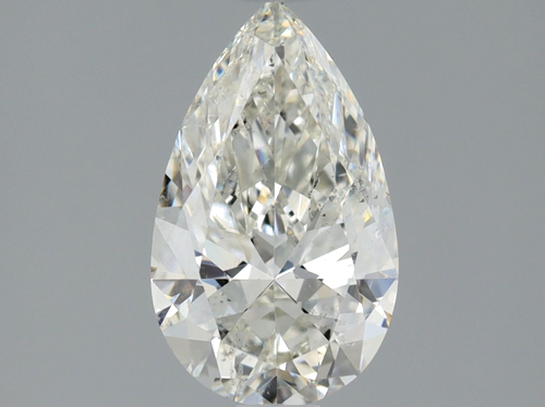 1.0 carat I-SI2 Natūralus Pear Deimantas (1)