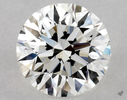 0.5 carat H-VS1 Excellent cut Natūralus Round Deimantas (1)