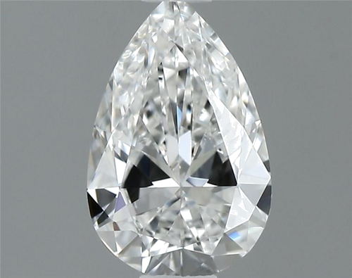 0.46 carat E-VVS2 Natūralus Pear Deimantas (1)