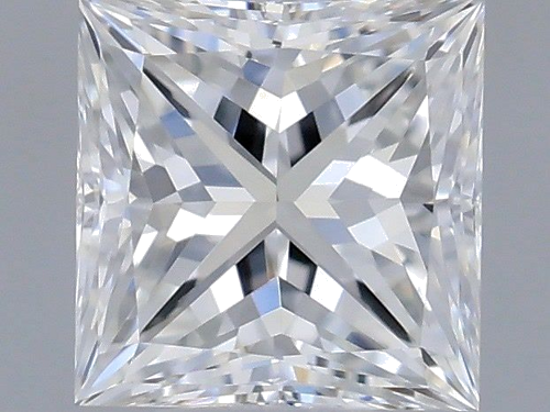 0.41 carat E-VVS2 Natūralus Princess Deimantas (1)