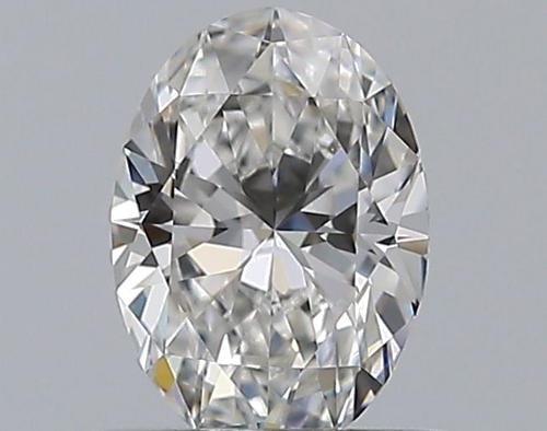 0.42 carat F-VVS2 Natūralus Oval Deimantas (1)