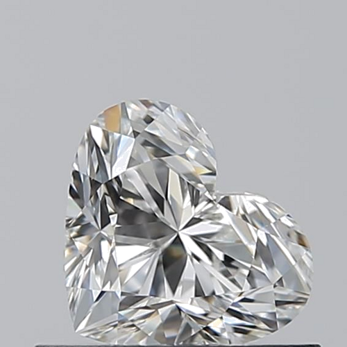 0.6 carat H-VVS1 Natūralus Heart Deimantas (1)