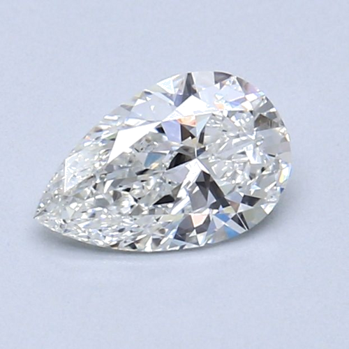 0.61 carat F-VS2 Natūralus Pear Deimantas (1)