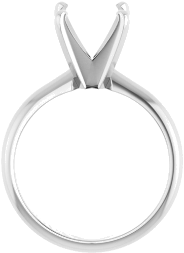 Sužadėtuvių Žiedas „Light Solitaire“ 585 Baltojo Aukso Square 7mm (2)