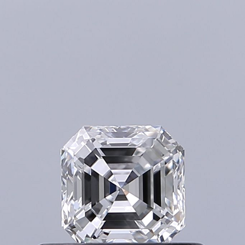 0.4 carat D-IF Natūralus Asscher Deimantas (1)
