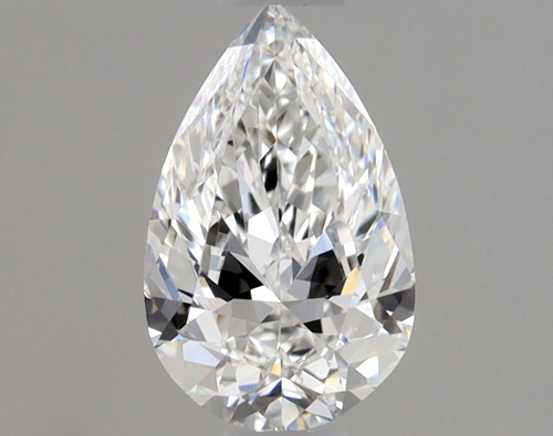 0.51 carat E-VVS1 Natūralus Pear Deimantas (1)