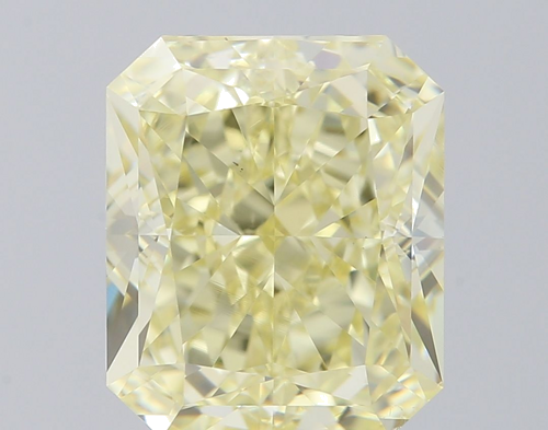 3.02 carat Fancy Light Yellow-VS2 Natūralus Radiant Deimantas (1)