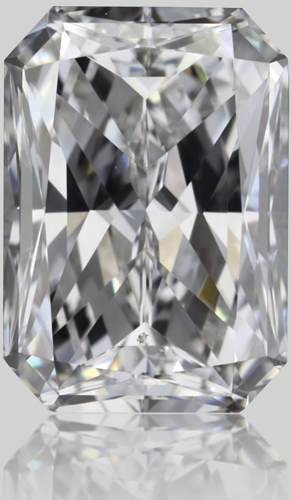 1.01 carat D-SI1 Natūralus Radiant Deimantas (1)