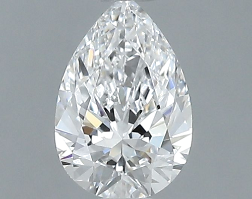 0.51 carat D-VVS2 Natūralus Pear Deimantas (1)