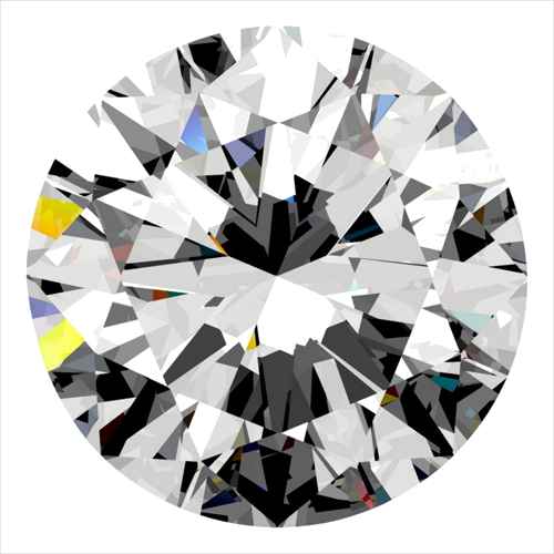 0.4 carat G-VS2 Excellent cut Natūralus Round Deimantas (1)