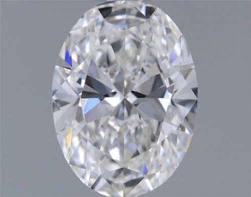 0.52 carat F-VVS2 Natūralus Oval Deimantas (1)
