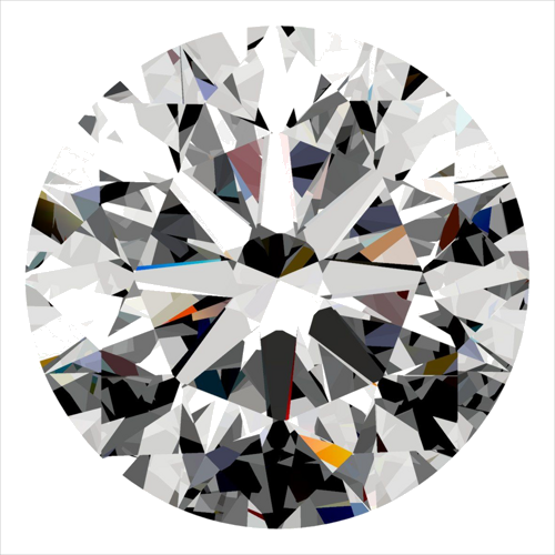 0.3 carat H-VS2 Excellent cut Natūralus Round Deimantas (1)