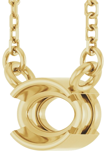 Pakabukas „Half-Bezel Solitaire“ 14k yellow gold Oval 6mm x 4mm (2)