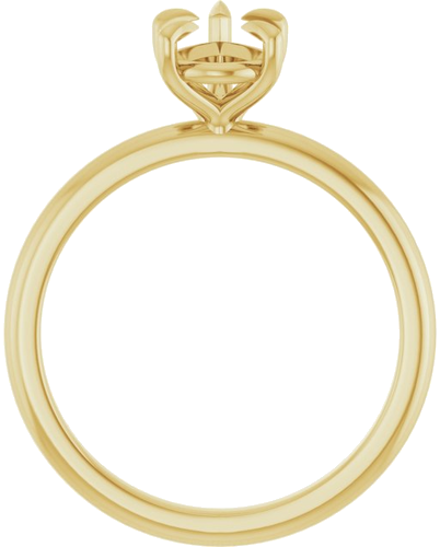 Sužadėtuvių Žiedas „Solitaire“ 585 Geltonojo Aukso Pear Shape 9mm x 6mm (2)