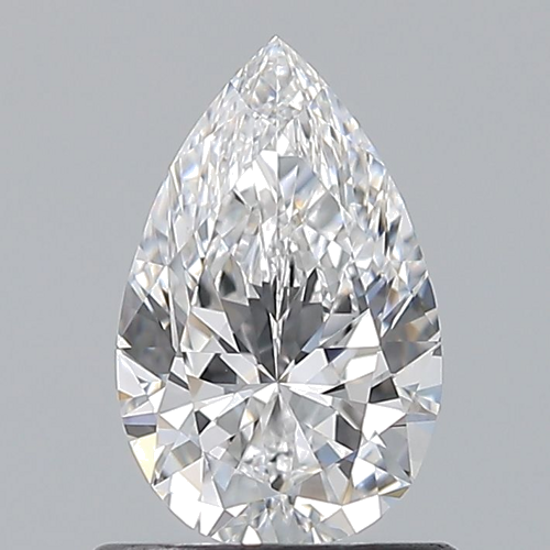 0.7 carat D-VS1 Natūralus Pear Deimantas (1)