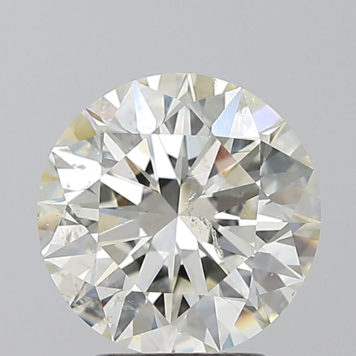 2.51 carat K-SI2 Excellent cut Natūralus Round Deimantas (1)