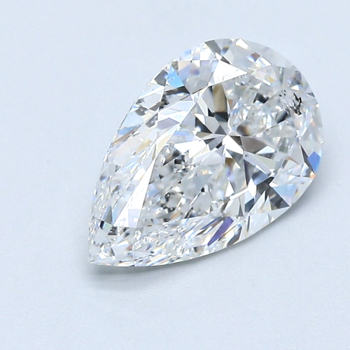 2.01 carat E-SI2 Natūralus Pear Deimantas (1)