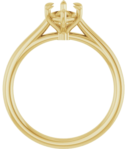 Sužadėtuvių Žiedas „Claw-Pong“ 14k yellow gold Marquise 10.5mm x 5.5mm (2)