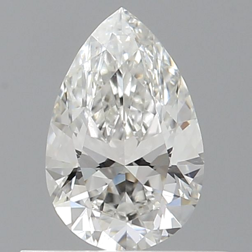0.5 carat F-SI1 Natūralus Pear Deimantas (1)