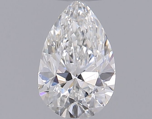 0.25 carat F-VVS1 Natūralus Pear Deimantas (1)