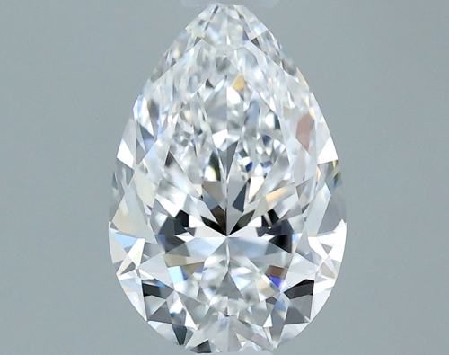 0.5 carat D-VVS2 Natūralus Pear Deimantas (1)