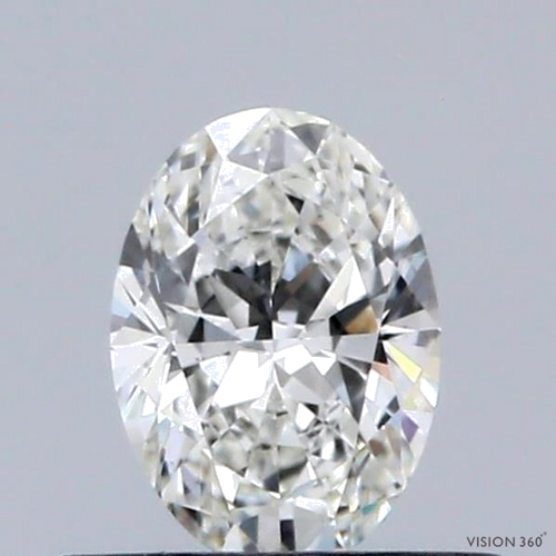 0.41 carat I-VS1 Natūralus Oval Deimantas (1)