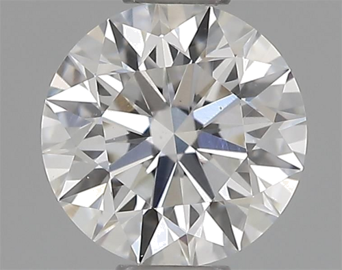 0.44 carat F-VS2 Excellent cut Natūralus Round Deimantas (1)