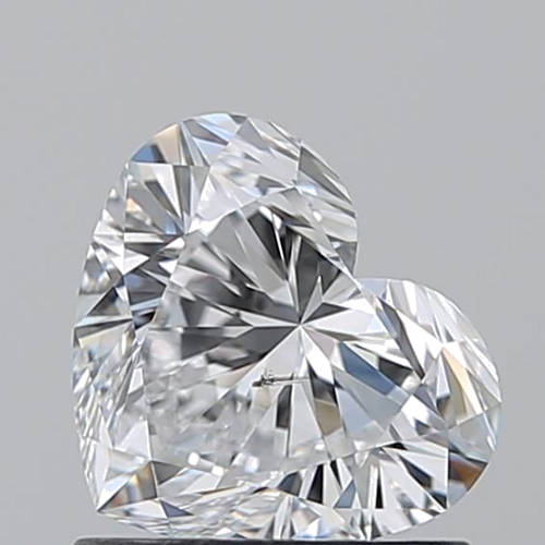 1.03 carat D-SI2 Natūralus Heart Deimantas (1)