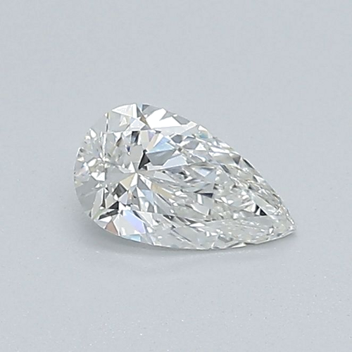 0.3 carat G-VS2 Natūralus Pear Deimantas (1)