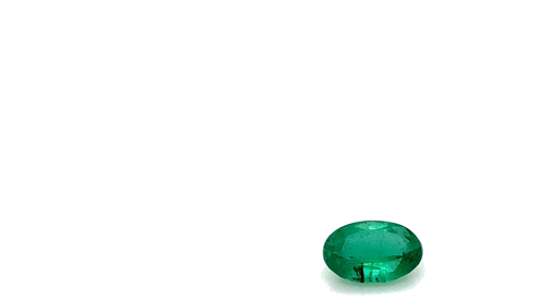 0.42 carat GREEN Oval Smaragdas (1)