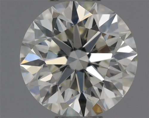 0.41 carat J-VVS1 Very Good cut Natūralus Round Deimantas (1)