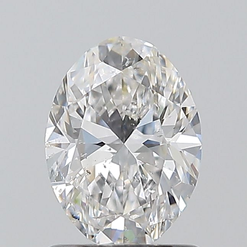 1.0 carat E-SI2 Natūralus Oval Deimantas (1)
