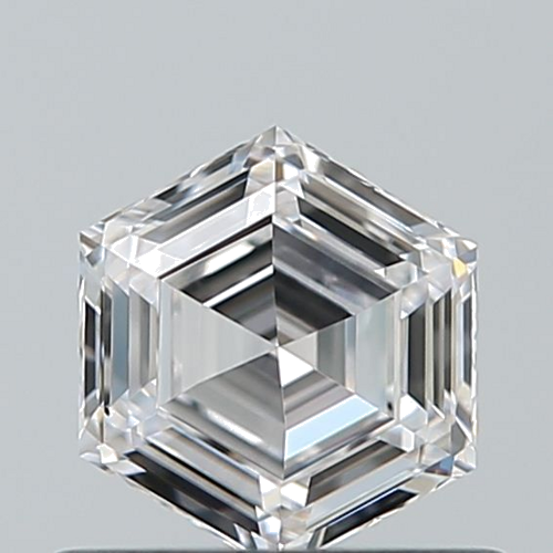 0.5 carat D-VVS1 Natūralus Hexagonal Deimantas (1)