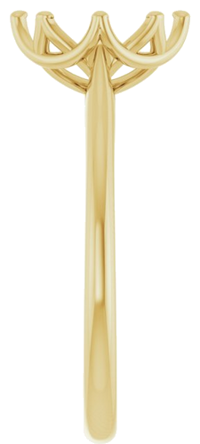 Sužadėtuvių Žiedas „Solitaire“ 14k yellow gold Oval 9mm x 7mm (4)