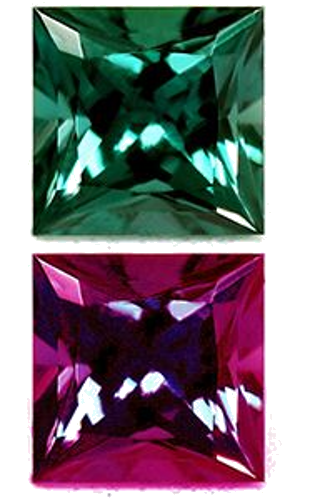 0.35 carat GREEN Square Alexandrite (1)