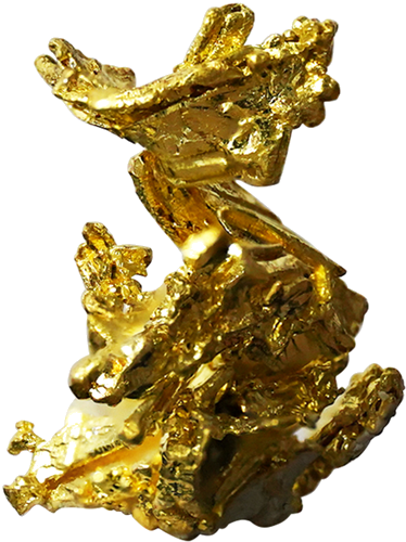 Златен кристален самородок от региона „Eagle’s Nest Mine“, Калифорния (1)