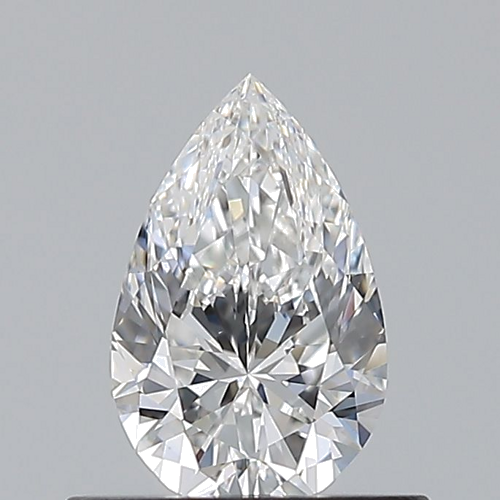 0.51 carat E-VVS2 Natūralus Pear Deimantas (1)