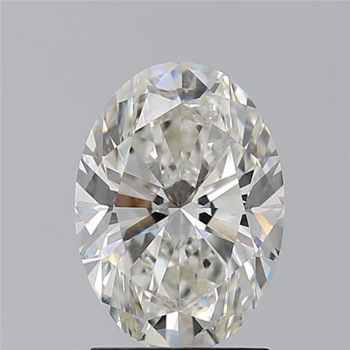 2.02 carat H-SI1 Natūralus Oval Deimantas (1)