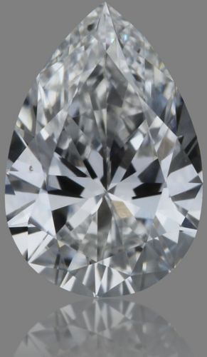0.3 carat E-VS1 Natūralus Pear Deimantas (1)
