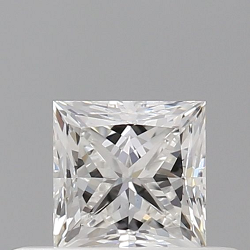 0.4 carat F-VVS1 Natūralus Princess Deimantas (1)