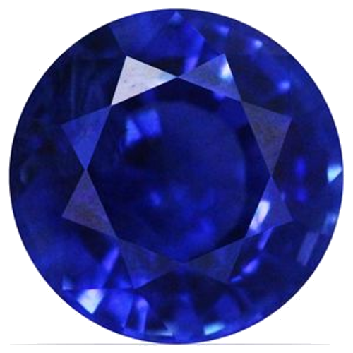 0.61 carat BLUE Round Safyras (1)