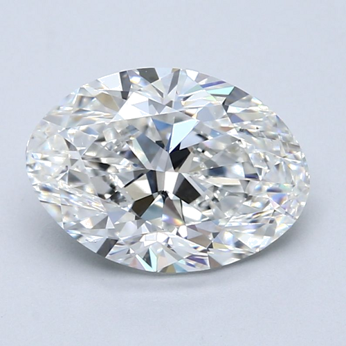 3.01 carat F-SI1 Natūralus Oval Deimantas (1)