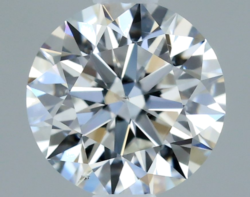 0.57 carat F-SI2 Excellent cut Natūralus Round Deimantas (1)