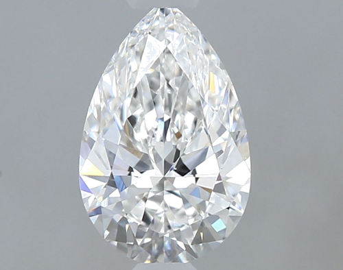 0.5 carat D-VS2 Natūralus Pear Deimantas (1)