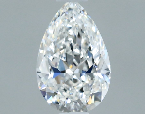 0.53 carat F-IF Natūralus Pear Deimantas (1)