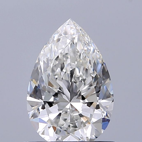 0.71 carat F-VS1 Natūralus Pear Deimantas (1)