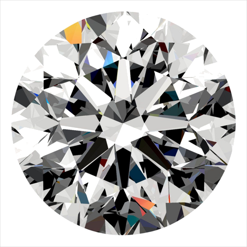 0.4 carat D-VS2 Very Good cut Natūralus Round Deimantas (1)