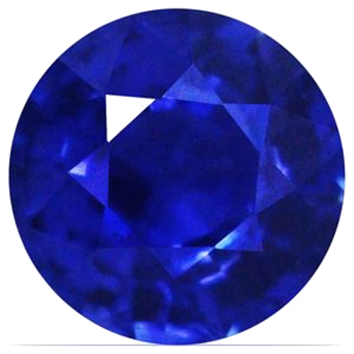 0.61 carat BLUE Round Safyras (1)