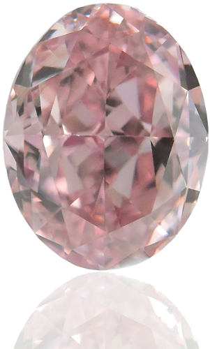 0.23 carat Fancy  Pink-VS1 Natūralus Oval Deimantas (1)